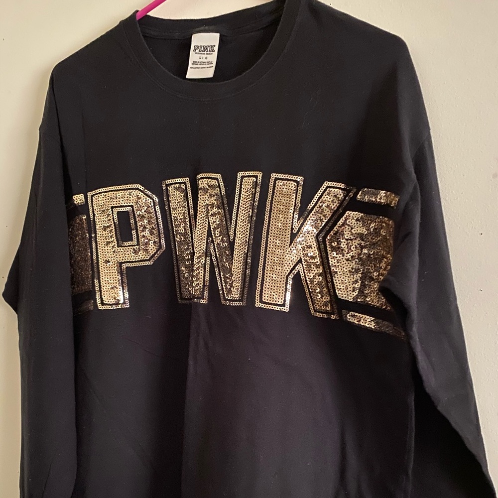 PINK Sequin Long Sleeve NWT 💓